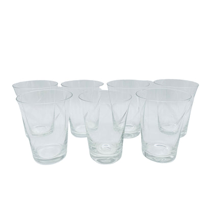 Vintage Wassergläser 7er Set Gläser beschliffen 60er 70er Jahre