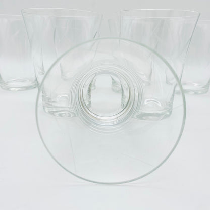 Vintage Wassergläser 7er Set Gläser beschliffen 60er 70er Jahre