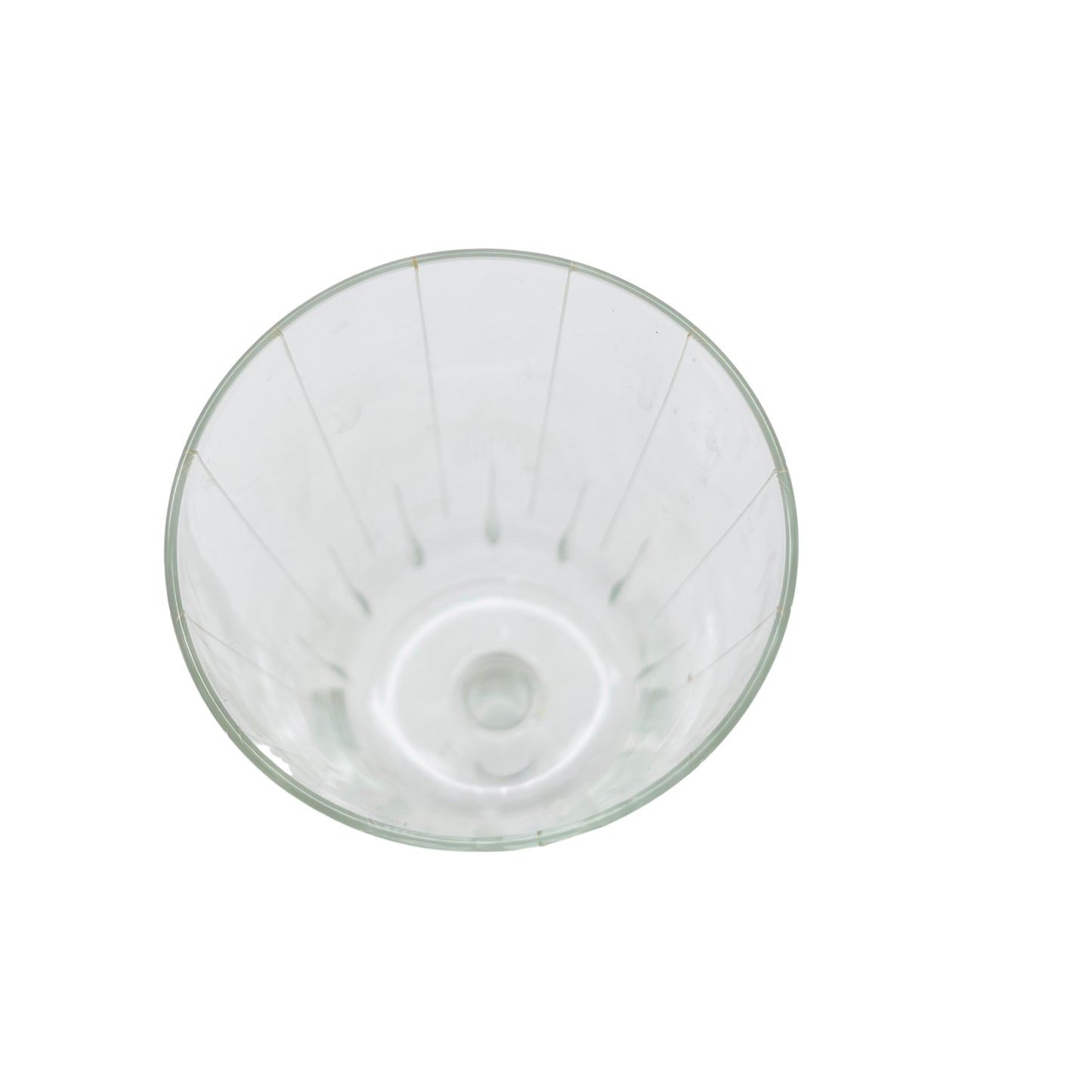 Vintage Weingläser 3er Set beschliffen  Gläser Mid Century Glas 50er 60er