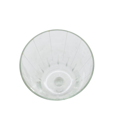 Vintage Weingläser 3er Set beschliffen  Gläser Mid Century Glas 50er 60er
