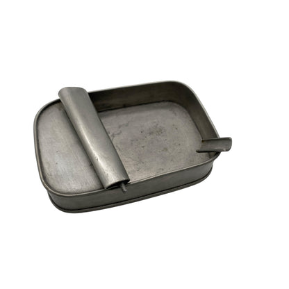 Vintage Zinn Aschenbecher in Dosen Form Konservendose 40er 50er Jahre