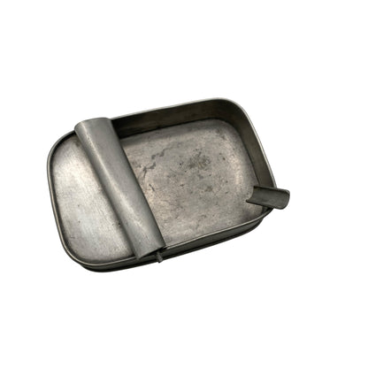 Vintage Zinn Aschenbecher in Dosen Form Konservendose 40er 50er Jahre