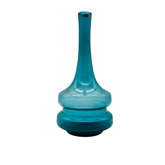 WMF Vase türkis blau Glasvase 60er 70er Jahre Dekoration Vintage Design