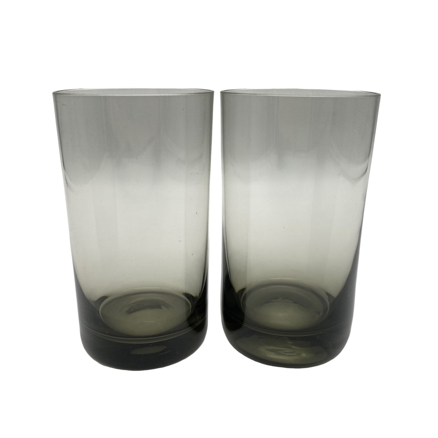 Wassergläser Rauchglas 60er 70er Jahre Vintage Mid Century Glas