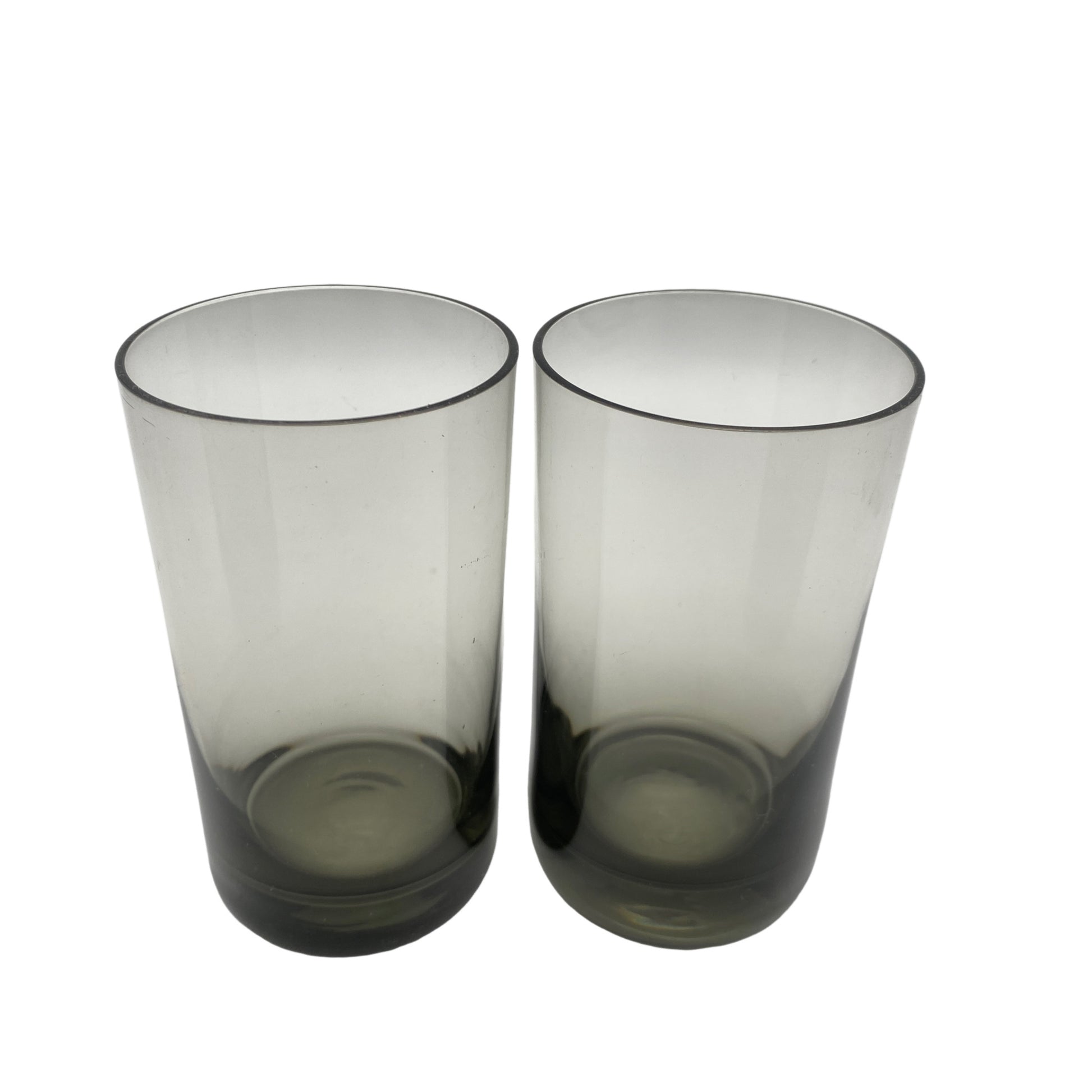 Wassergläser Rauchglas 60er 70er Jahre Vintage Mid Century Glas