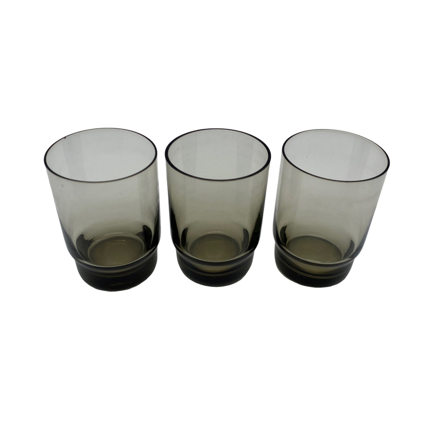 Wassergläser Rauchglas Glas Mid Century Lounge Gläser Vintage 50er 60er