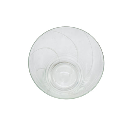 Wassergläser Vintage beschliffen Spiralen 50er 60er Mid Century Gläser