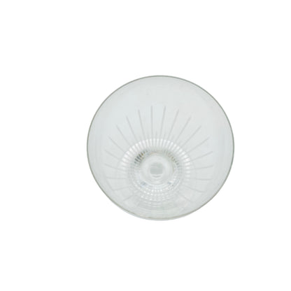 Weingläser 5er Set beschliffen 60er 70er Jahre Vintage Glas