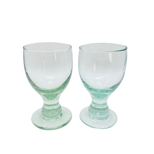 Weingläser Römer grünlich 2er Set Vintage grün