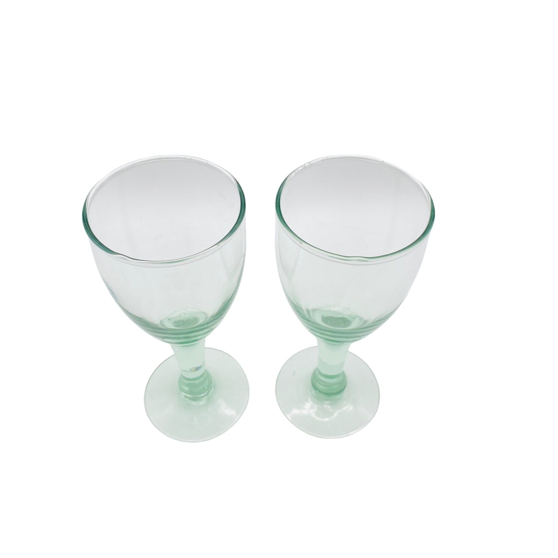 Weingläser Römer grünlich 2er Set Vintage grün
