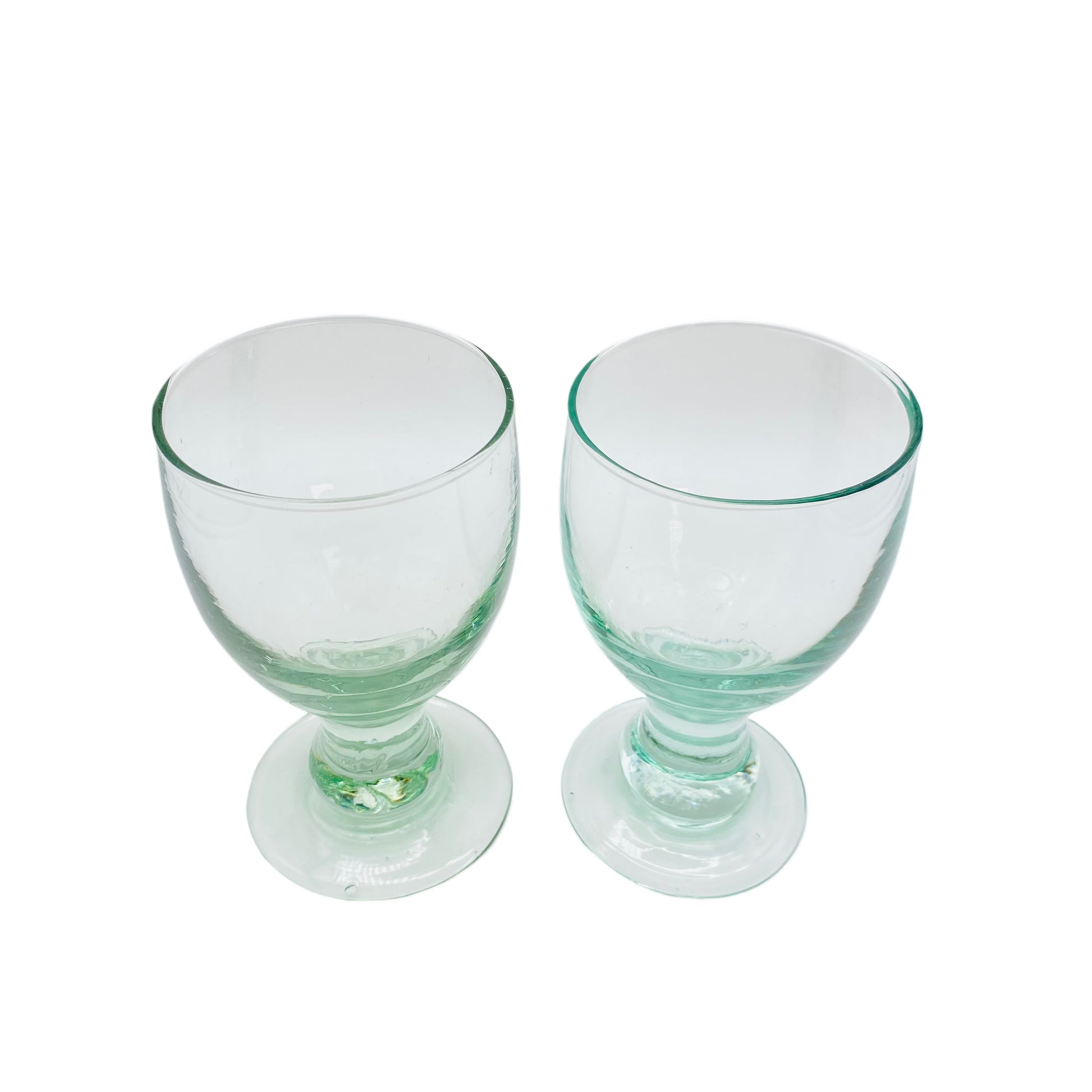 Weingläser Römer grünlich 2er Set Vintage grün