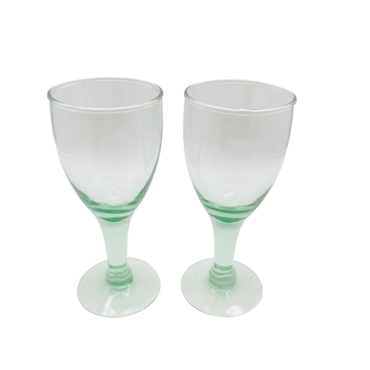 Weingläser Römer grünlich 2er Set Vintage grün