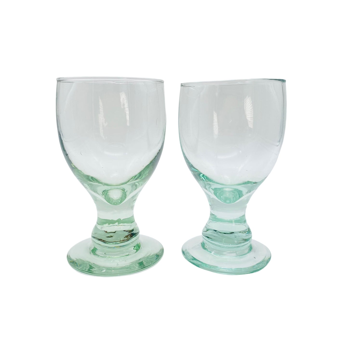 Weingläser Römer grünlich 2er Set Vintage grün