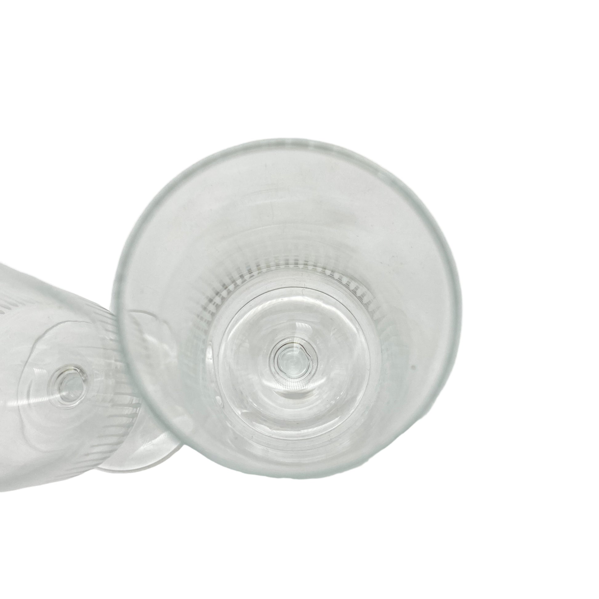 Zwiesel Sektgläser beschliffen Glas 60er 70er Vintage