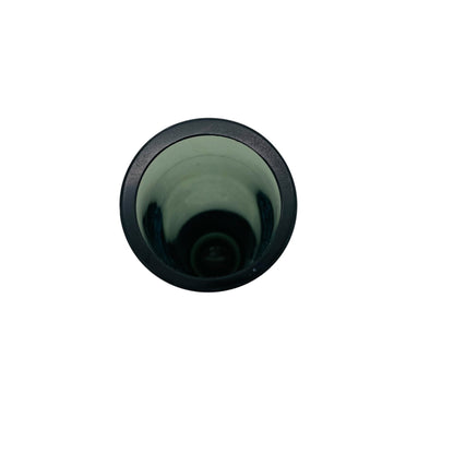 Vase Glas Rauchglas Grau Zylindervase 60er 70er H 19,3cm