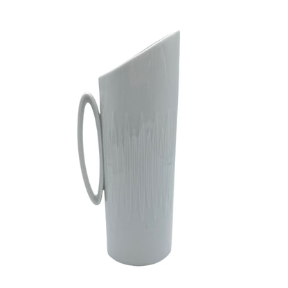 Alka Kunst Alboth & Kaiser Porzellan Vase weiß 50er 60er Jahre