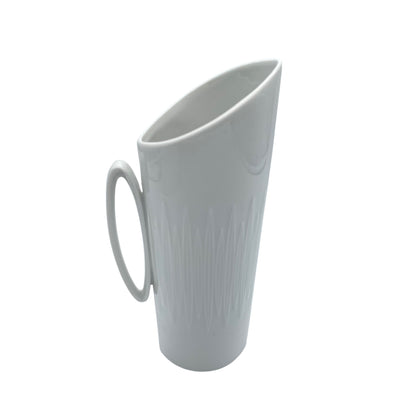 Alka Kunst Alboth & Kaiser Porzellan Vase weiß 50er 60er Jahre
