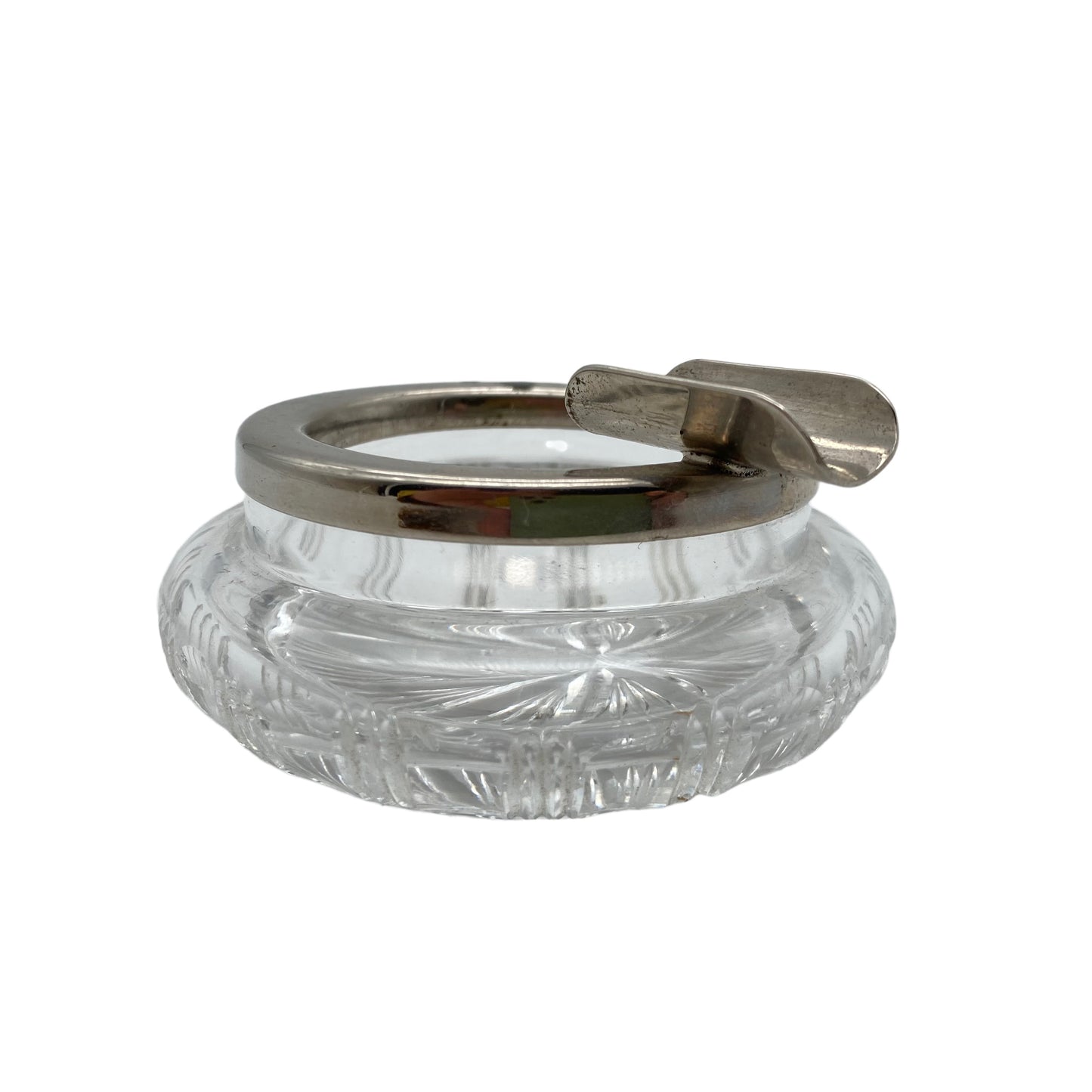 Aschenbecher Kristallglas Glas 50er 60er Jahre Ascher