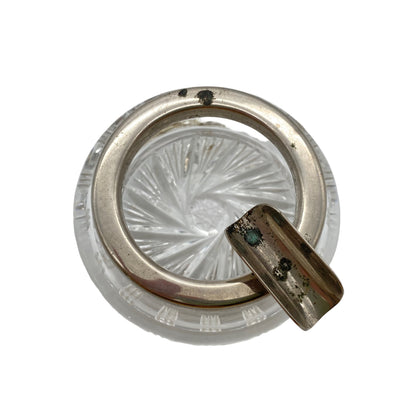 Aschenbecher Kristallglas Glas 50er 60er Jahre Ascher