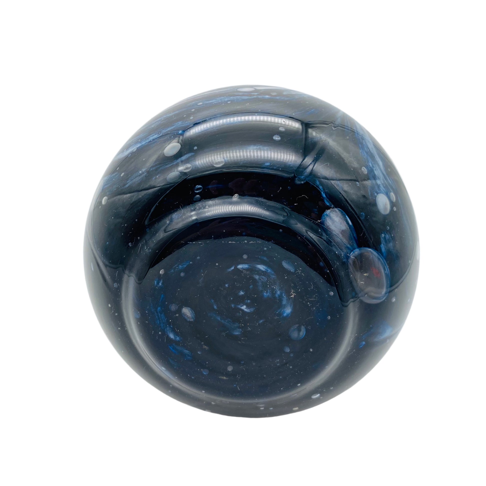 Carlo Moretti Vase Glas für Opaline Florenz 70er Jahre  marmoriert 