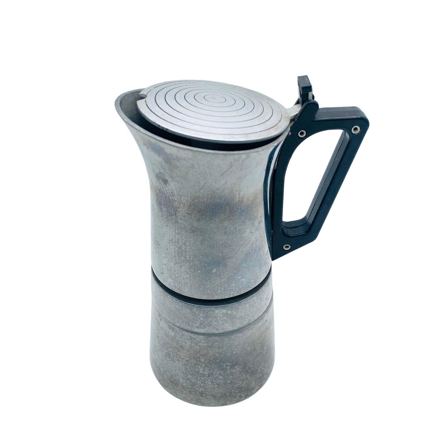Espressokocher Mid Century 50er 60er Jahre Aluminium Vintage