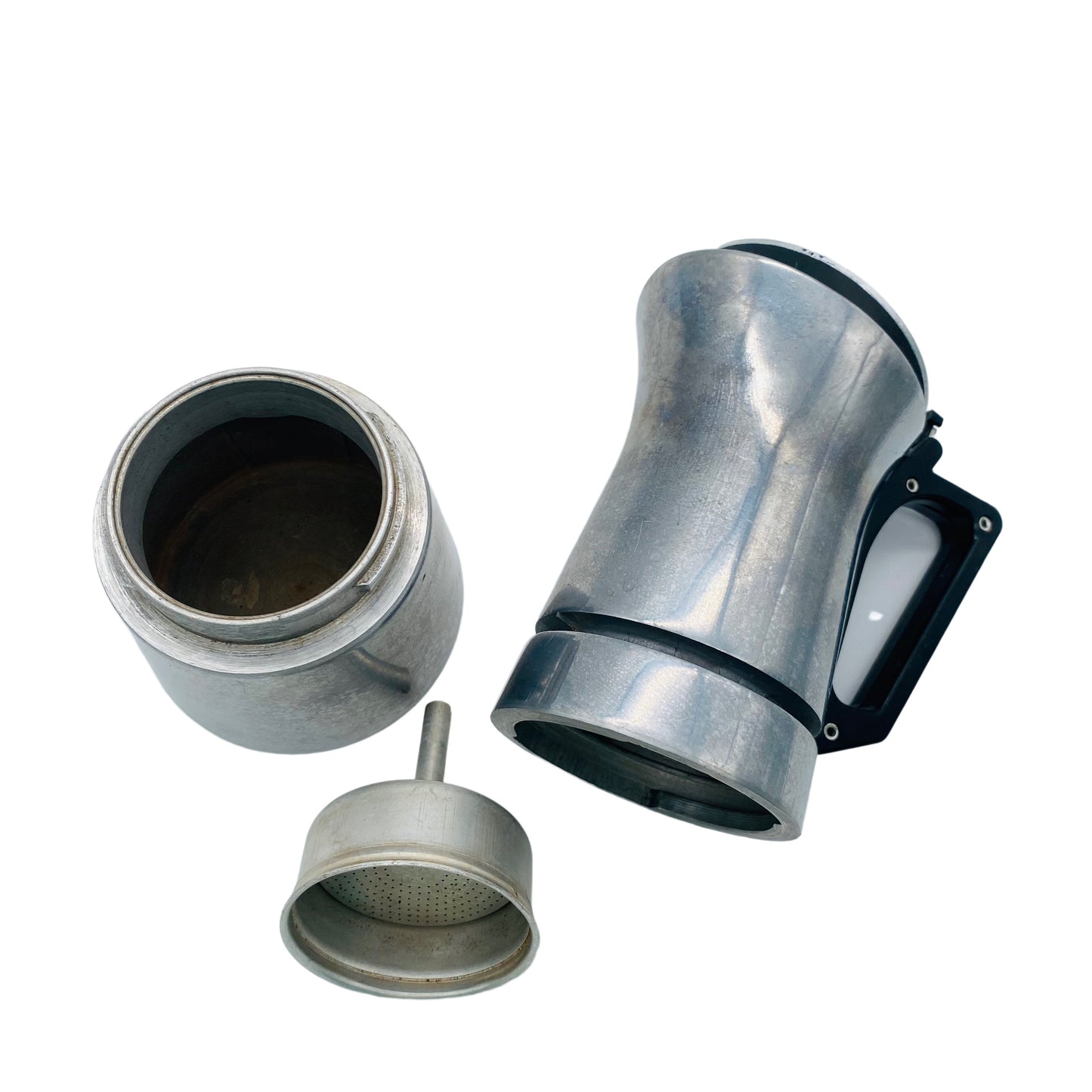 Espressokocher Mid Century 50er 60er Jahre Aluminium Vintage