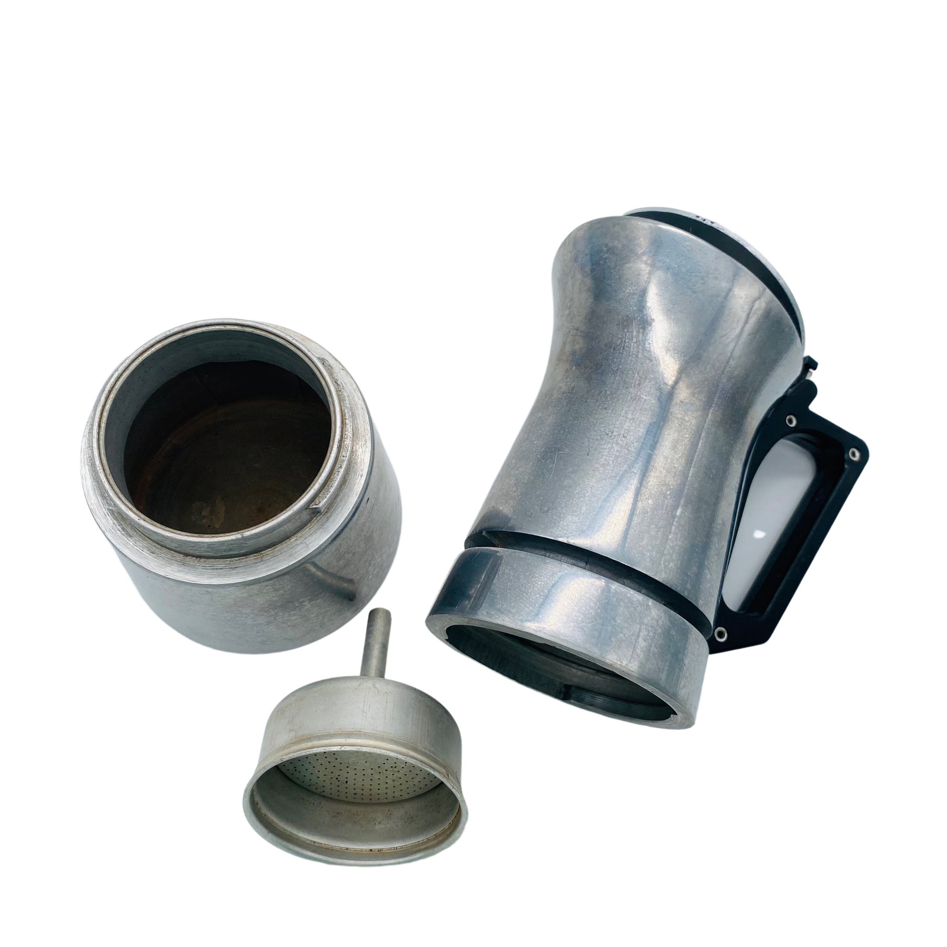 Espressokocher Mid Century 50er 60er Jahre Aluminium Vintage