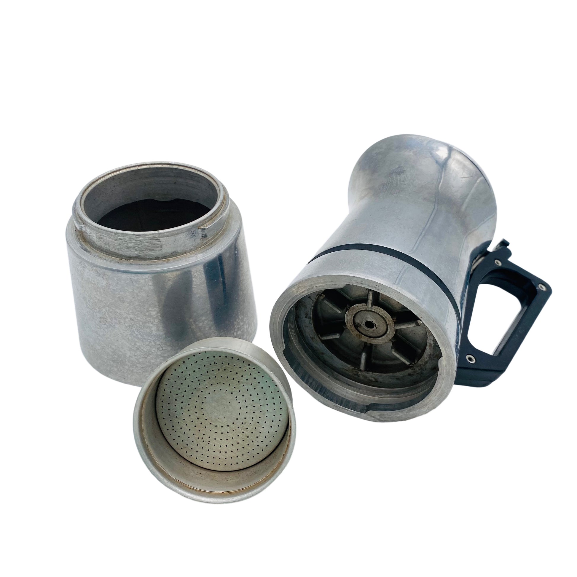 Espressokocher Mid Century 50er 60er Jahre Aluminium Vintage