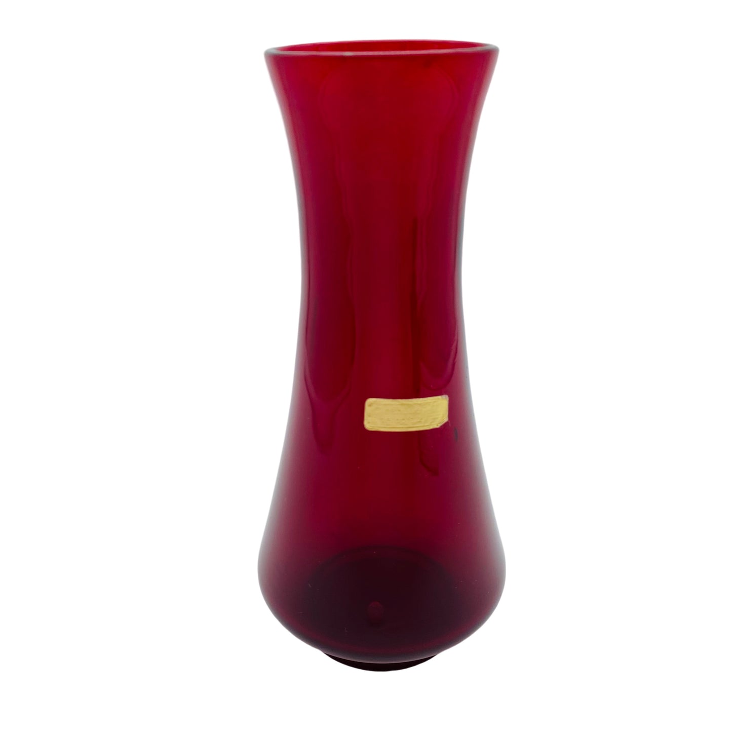 Glashütte Rheinpfalz Vase Vintage rot Glas 60er 70er Jahre