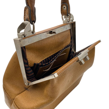 Handtasche Vintage Leder braun Tasche