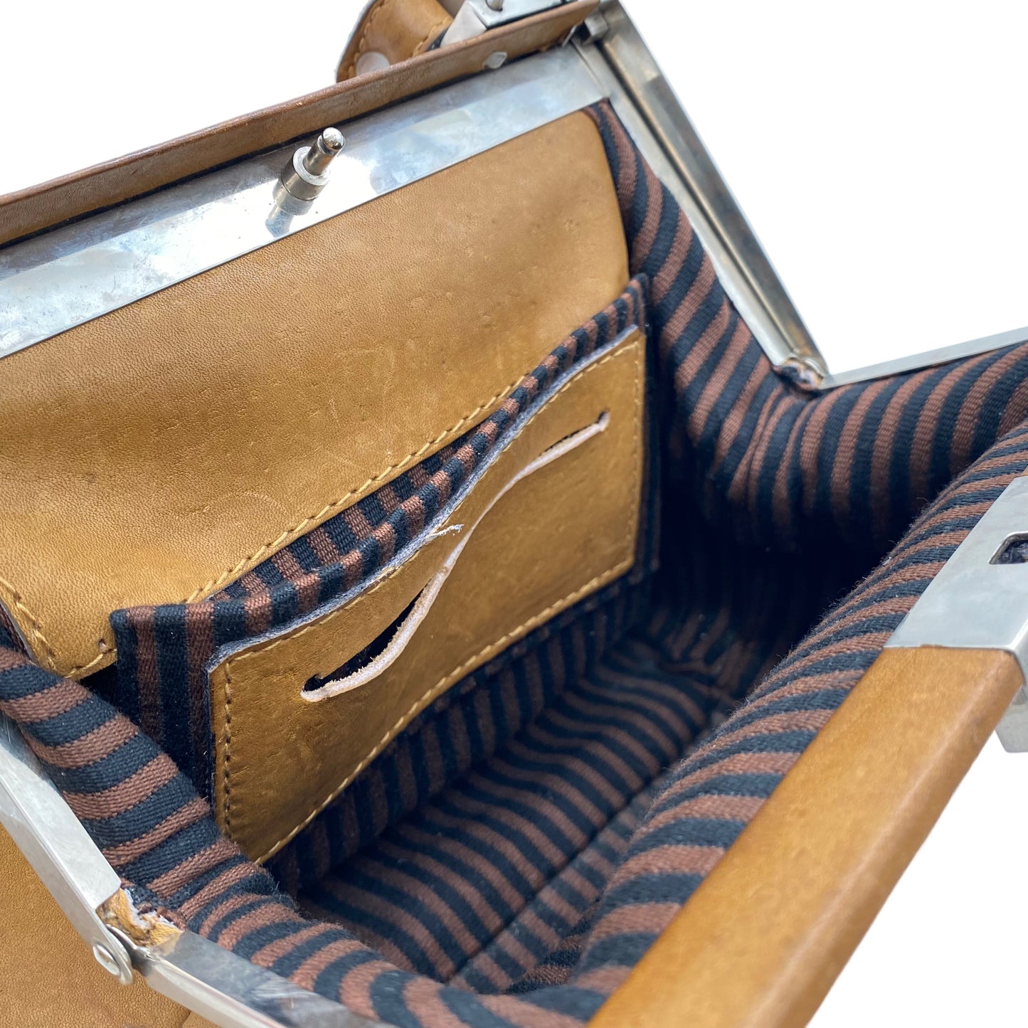 Handtasche Vintage Leder braun Tasche
