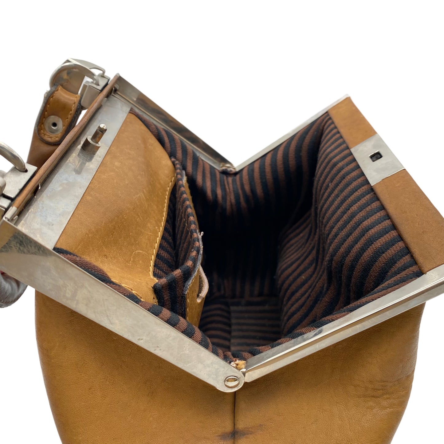 Handtasche Vintage Leder braun Tasche