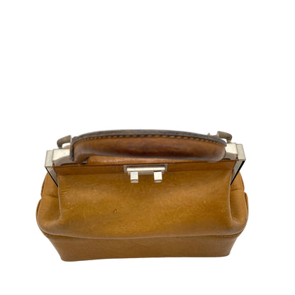 Handtasche Vintage Leder braun Tasche