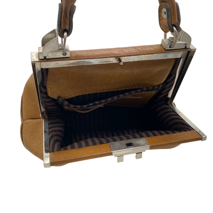 Handtasche Vintage Leder braun Tasche