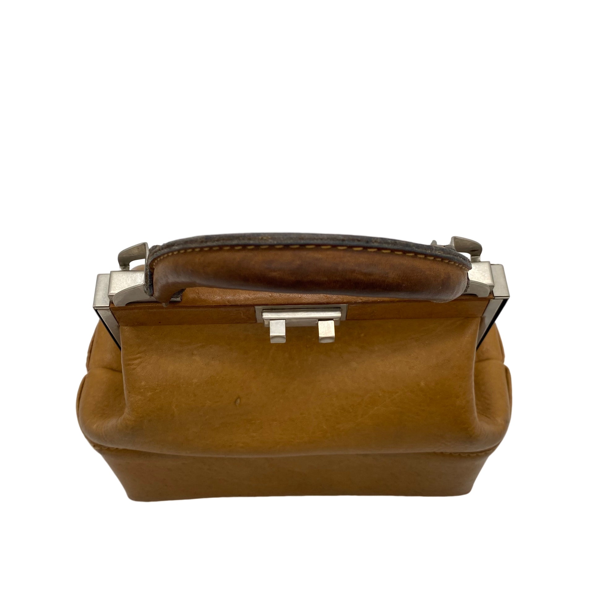 Handtasche Vintage Leder braun Tasche