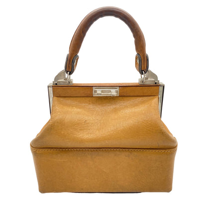 Handtasche Vintage Leder braun Tasche