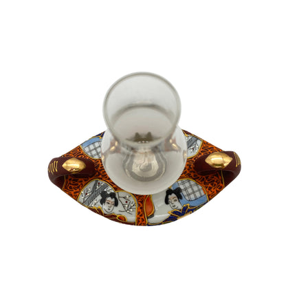 Petroleumlampe Asien Vintage 1960er 1970er 16 cm Geisha Petroleumleuchte