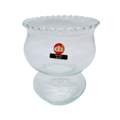 INGRID Glas Vase 60er 70er Jahre Vintage