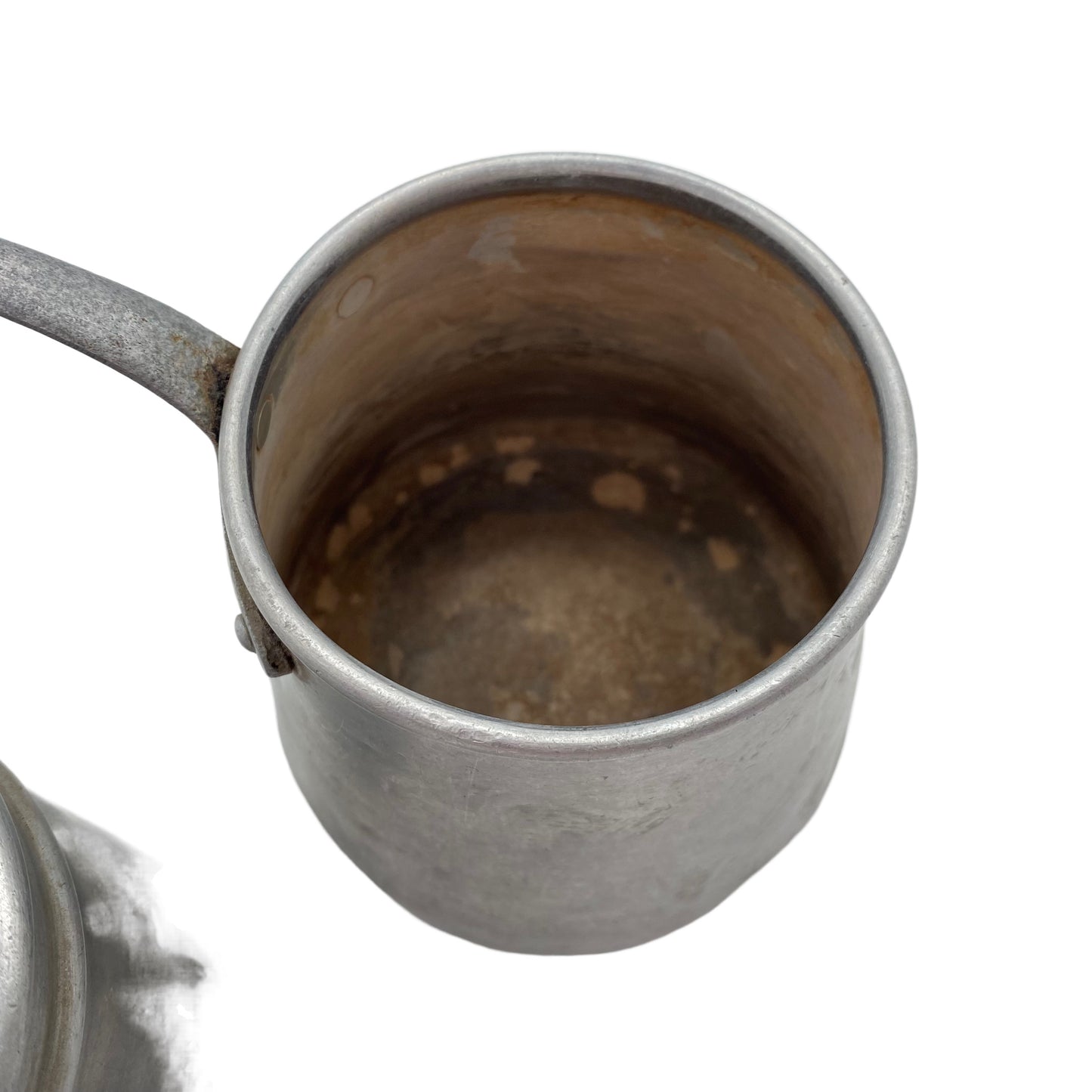 Kaffeekocher Mid Century 50er Alu mit Wasserbad Kaffeebereiter Vintage