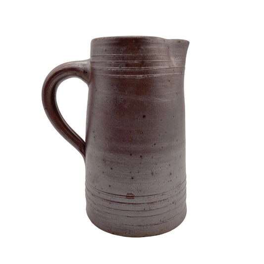 Keramik Krug Vase braun irisierend Mid Century 60er Jahre