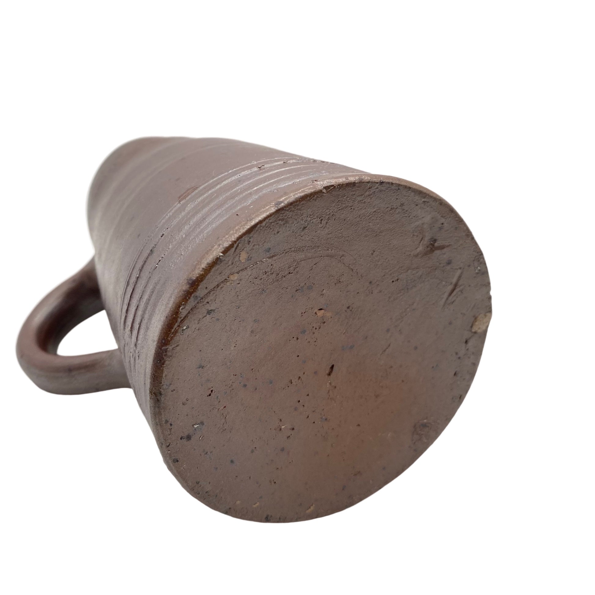 Keramik Krug Vase braun irisierend Mid Century 60er Jahre