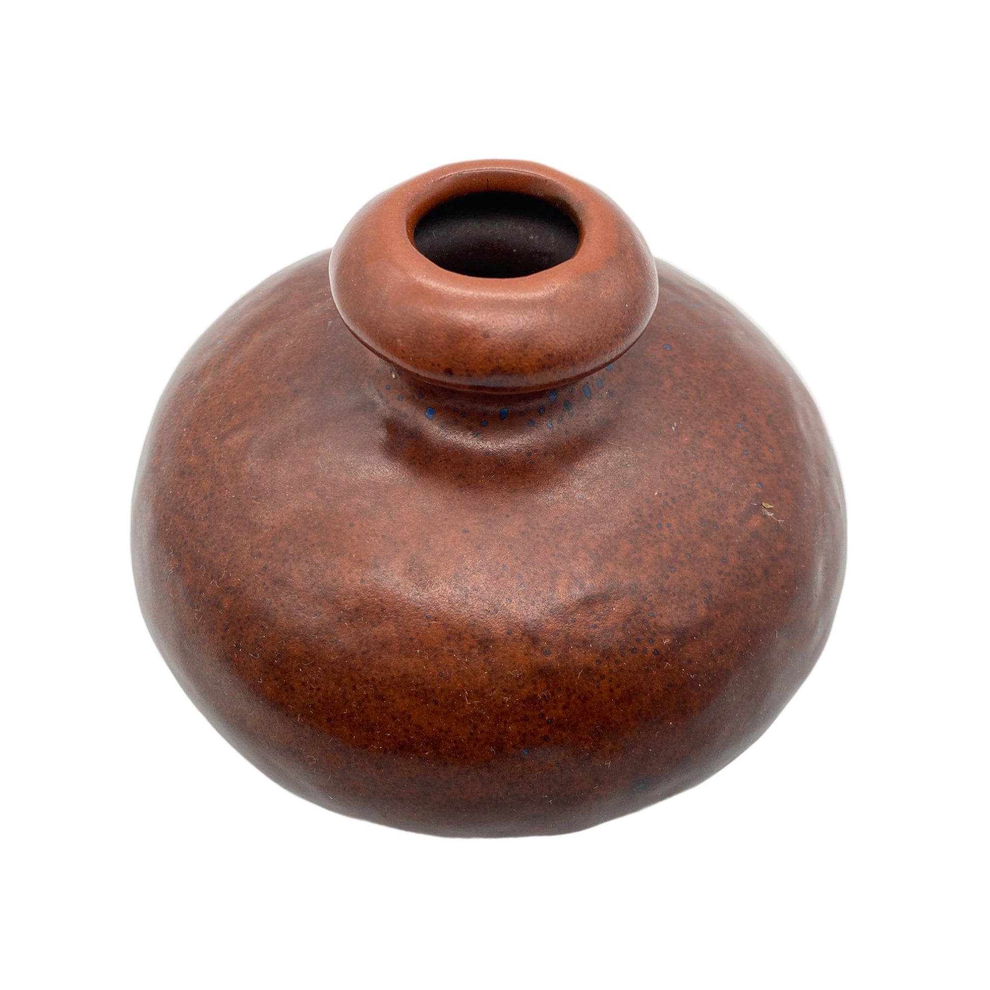 Vase Keramik braun Studiokeramik 60er 70er Vintage
