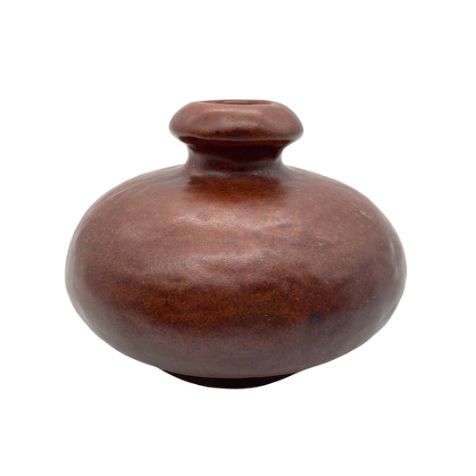 Vase Keramik braun Studiokeramik 60er 70er Vintage