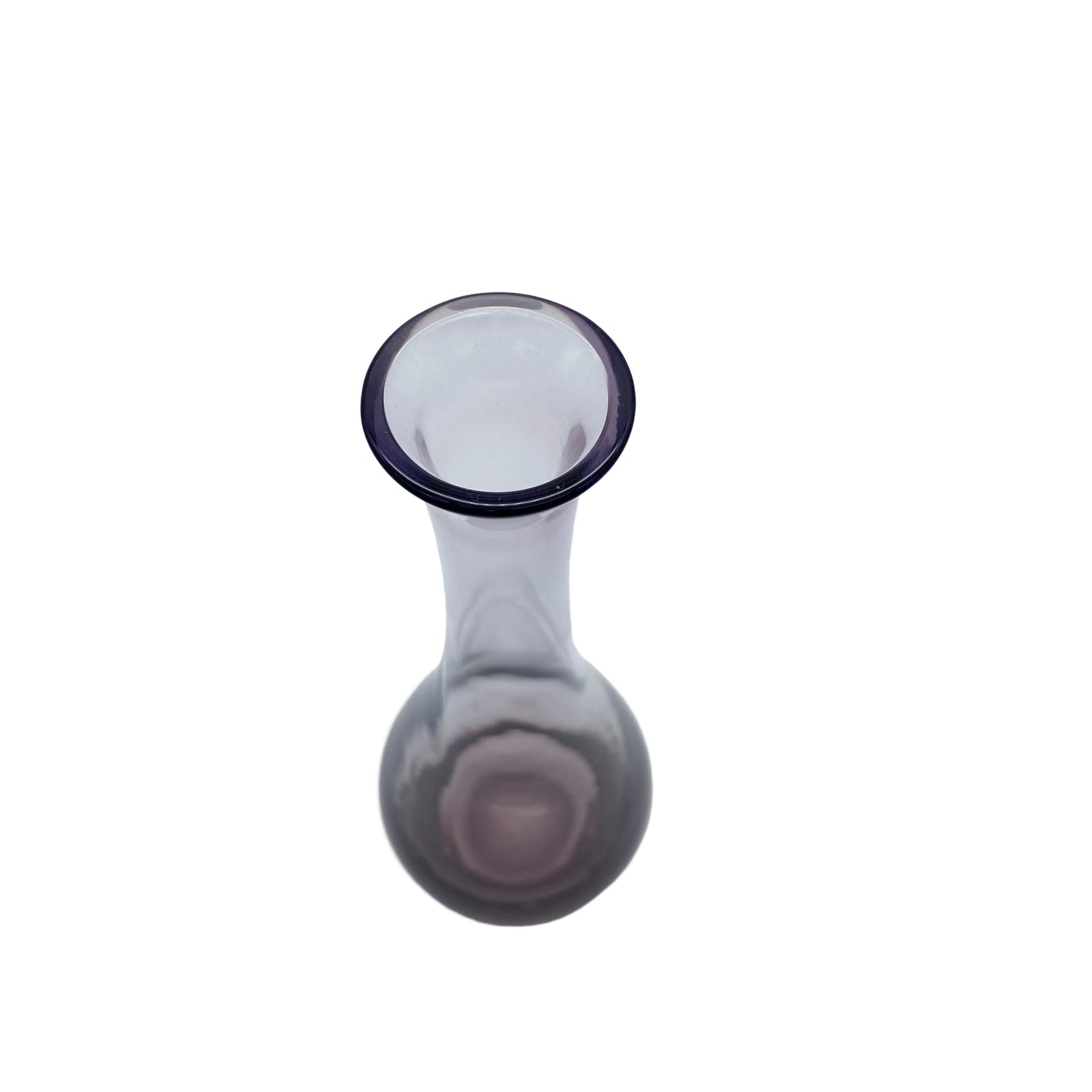Vase Vintage lila Glas 60er 70er Jahre