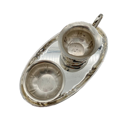 WMF Rahmservice versilbert Milch- und Zuckerset 70er Jahre Vintage
